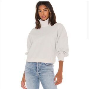 Agolde Tops Agolde Balloon Sleeve Turtleneck Sweatshirt XS NWT